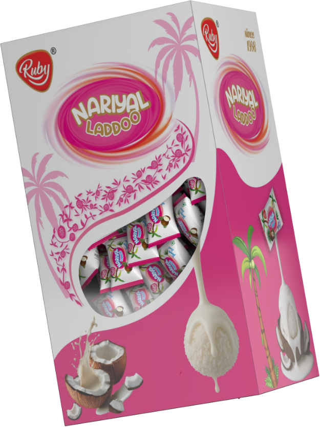 Ruby Nariyal Laddoo Packaging Box